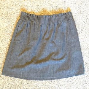 NWT J.Crew gray pull on skirt